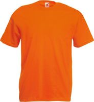 Fruit of the Loom Základní pánské bavlněné tričko Valueweight T střední gramáž, 165 g/m Barva: Oranžová, Velikost: S F140