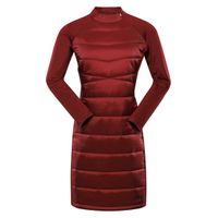 Women&#039;s hi-therm dress ALPINE PRO OMERA merlot