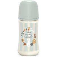 Suavinex Wonderland SX Pro Physiological Anti-Colic dojčenská fľaša M Medium Flow 3 m+ Green 270 ml
