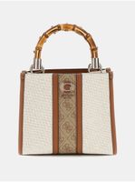 Brown-cream handbag Guess - Women's