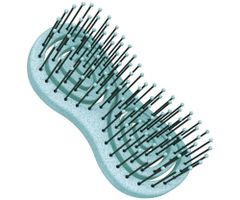 Ekologická kefa na rozčesávanie vlasov Hairway Organica Hair Brush - svetlomodrá (08096-03) + darček zadarmo