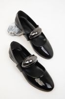 Soho Black Patent Leather Women's Ballerinas 19748