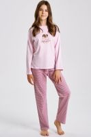Dívčí pyžamo Taro Jasmina - bavlna Světle růžová 158