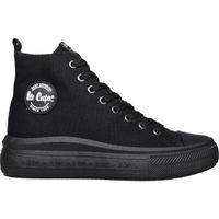 Lee Cooper CANVAS Дамски платнени обувки, черно, размер