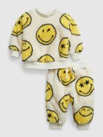 GAP Gap & Smiley® Kinder Trainingsanzug Weiß