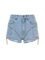 Lvr Exclusive Fringed Denim Shorts