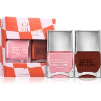 Nails Inc. Check Couture Set mit Nagellacken