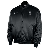 Nike NBA Team 31 Full-Snap Bomber Jacket Black - Pánske - Bunda Nike - Čierne - HM6324-010 - Veľkosť: XL