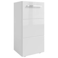 MID.YOU SPODNÁ SKRINKA, biela s vysokým leskom, biela, 34/72/31 cm