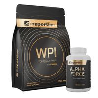 SADA: Protein inSPORTline WPI 700g + Stimulant inSPORTline AlphaForce, 90 kapslí cookies