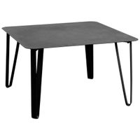 Xora KONFERENČNÝ STOLÍK, čierna, kov, 75/75/45 cm