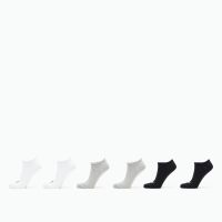 adidas Liner Socks 6-Pack White/ Medium Grey Heather/ Black S