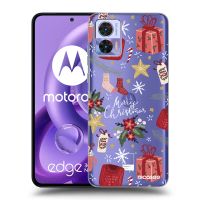 Silikónový prehľadný obal pre Motorola Edge 30 Neo - Christmas