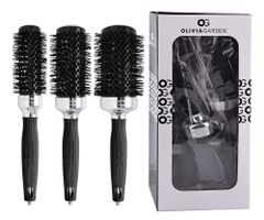 Darčeková sada okrúhlych kief na vlasy Olivia Garden Eclipse Nanothermic Thermal + darček zadarmo