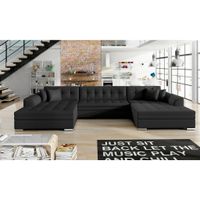 MID.YOU SEDACIA SÚPRAVA, textil, čierna
