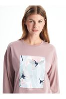 LC Waikiki Lw - Women's Printed Crew Neck Tunic