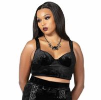 KILLSTAR - Damenbustier - Kelesi- Schwarz L