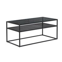MID.YOU KONFERENČNÝ STOLÍK, čierna, sklo, 100/50/45 cm