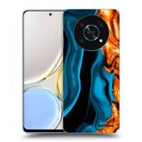 Silikónový čierny obal pre Honor Magic4 Lite 5G - Gold blue