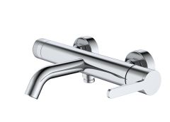 Bateria wannowa ścienna Valvex Adler stal szczotkowana 2417808