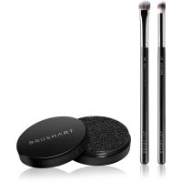 BrushArt Professional Eyeshadow brush set with brush cleaning sponge комплект четки за гримиране на очите