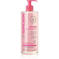 Topicrem UH BODY Gentle Cleansing Gel делікатний очищуючий гель для обличчя, тіла та волосся 500 мл