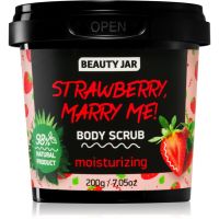 Beauty Jar Strawberry, Marry Me! vlažilni piling za telo 200 g