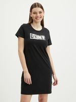 DKNY Two Tone Kleid Schwarz