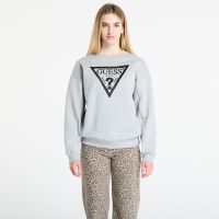 Bluza GUESS Ls Triangle Glitter Sweatshirt Grey M