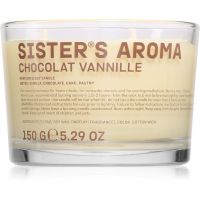 Sister's Aroma Chocolat Vannille lumânare parfumată 150 g