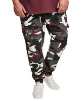 Herren Hose URBAN CLASSICS - Camo Cargo Jogging - wein camo 30