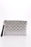 DGN 4004 Women's Baklava Slice Patterned Clutch Bag