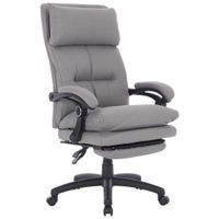 MID.YOU KANCELÁRSKE KRESLO, mikrovlákno, sivá