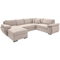 P & B SEDACIA SÚPRAVA, textil, béžová