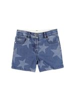 Printed Organic Denim Shorts