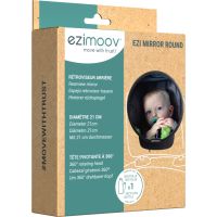 Ezimoov EZI MIRROR ROUND Eco friendly ogledalo za v avto 19 cm 1 kos