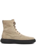 Stivaletto Suede Lace-up Boots