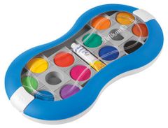 Blaue Aquarellfarben Space