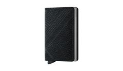 Secrid Slimwallet Stitch Linea Black Unisex - Peňaženka Secrid - Čierna - SSt-Linea-Black-One-size - Size: One size