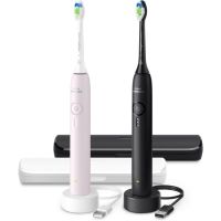 Philips Sonicare 3100 HX4072/42 elektrische Schallzahnbürste DOPPELPACK Pink & Black 1 St.