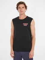 Tommy Jeans Basketball Unterhemd Schwarz