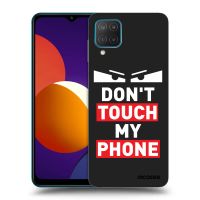 Silikónový čierny obal pre Samsung Galaxy M12 M127F - Shadow Eye - Transparent