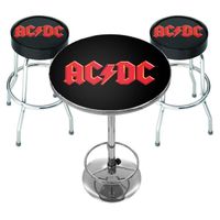 Barhocker Garnitur - AC/DC - LOGO