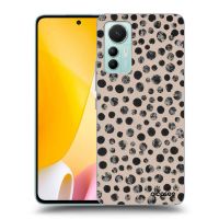 Silikónový čierny obal pre Xiaomi 12 Lite - Dots