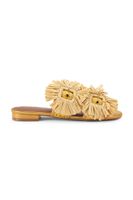 Kurt Geiger London papuci pentru femei Raffia Buckle Flat Sdl