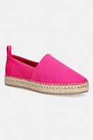 Calvin Klein espadrile pentru femei OBLIQUE ESPADRILLE CANVAS
