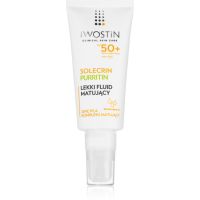 Iwostin Solecrin mattító fluid az aknéra hajlamos zsíros bőrre SPF 50+ 40 ml