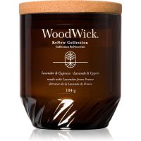 Woodwick Lavender & Cypress ароматна свещ 184 гр.