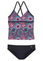 s.Oliver Bikini  plava / ljubičasta / crna