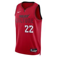 Nike Dri-FIT NBA Jimmy Butler Miami Heat 2024/25 City Edition Swingman Jersey - Pánske - Dres Nike - Červené - FQ4348-661 - Veľkosť: L